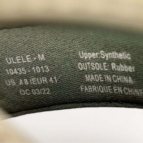 OluKai Mens Ulele Slip On Waterproof Leather Sandals in Clay Mustang M8 - Picture 8 of 9